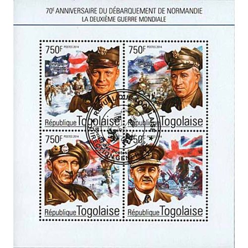 Timbres Thèmatiques Togo N° 4198/4201 Oblitérés