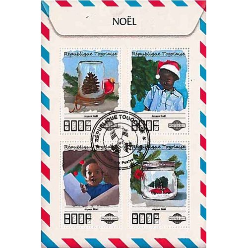 Timbres Thèmatiques Togo Noel Oblitérés