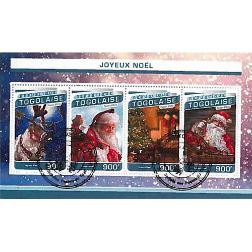 Timbres Thèmatiques Togo Noel Oblitérés