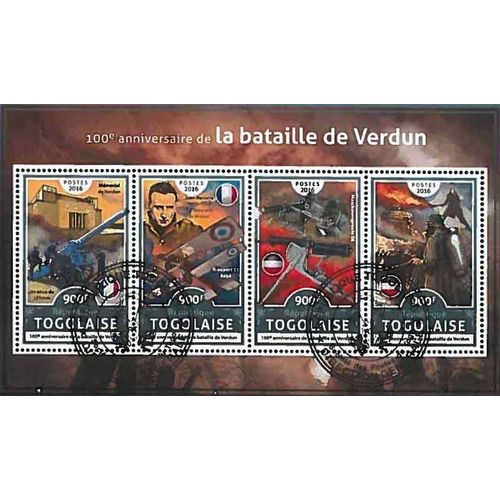 Timbres Thèmatiques Togo Première Guerre Mondiale Oblitérés