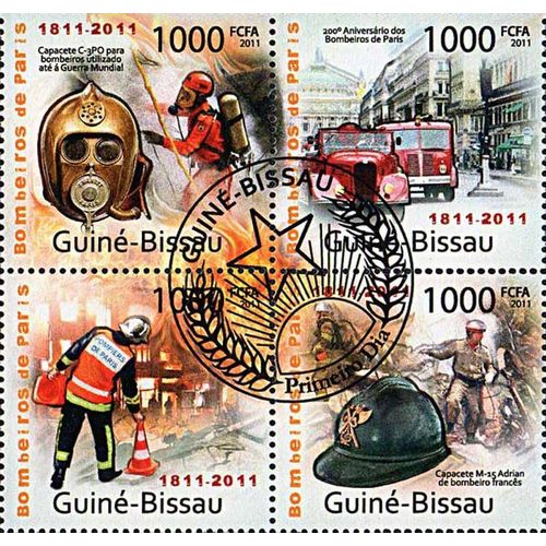 Timbres Thèmatiques Guinée Bissau N° 4129/32 Oblitérés