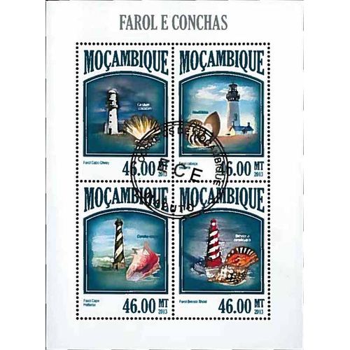 Timbres Thèmatiques Mozambique Phares Oblitérés