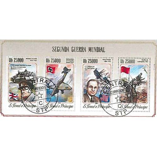 Timbres Thèmatiques Saint Thomas Et Prince N° 4694/4697 Oblitérés