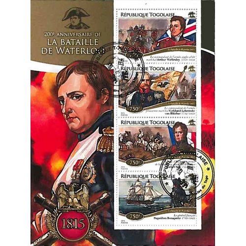 Timbres Thèmatiques Togo Napoléon 1er Oblitérés