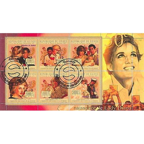 Timbres Thèmatiques Guinée N° 5508/5513 Oblitérés