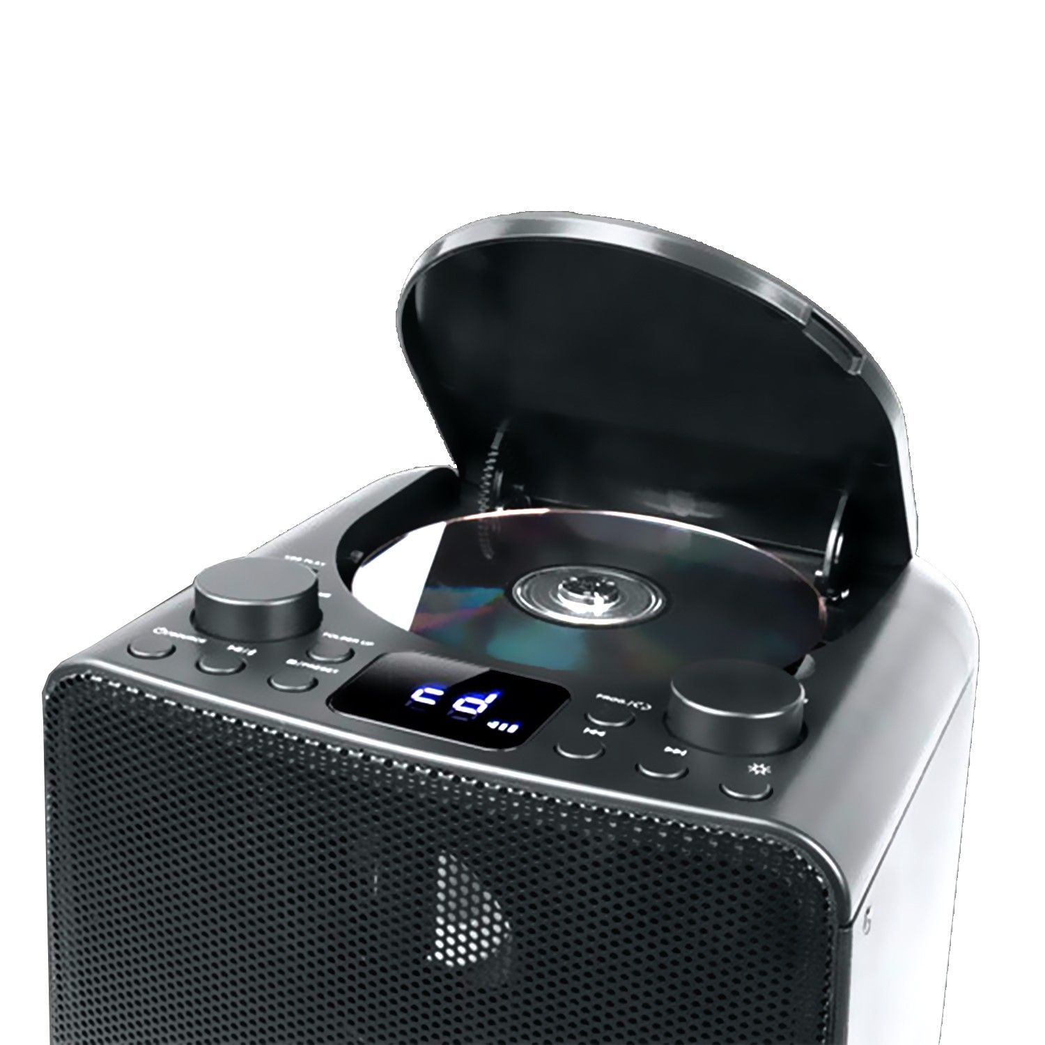 Enceinte sans fil Muse M-1810 DJ Stéréo 60W - Bluetooth 5.0, FM, CD, CD-R/RW, MP3, Effets LED - Batterie, AUX/USB, OVNI LED RVB