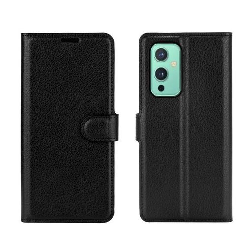 Coque Oneplus 9 Pro Business Phone Case Etui En Cuir Fente Pour Carte À Rabat - Noir