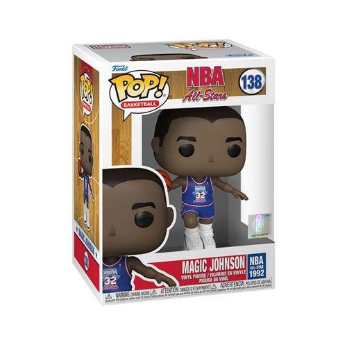 Nba Legends Pop! Basketball Vinyl Figurine Magic Johnson (Blue All Star Uni 1991) 9 Cm