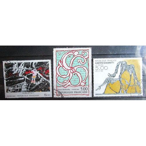 1985. Série Complète Ff2381;F2382;F2383: Série Artistique