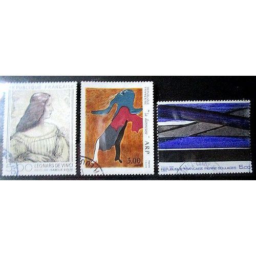 1986. Série Complète F2446;F2447;F2448: Série Artistique