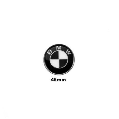 Logo Emblème Volant Bmw 45mm Noir Blanc