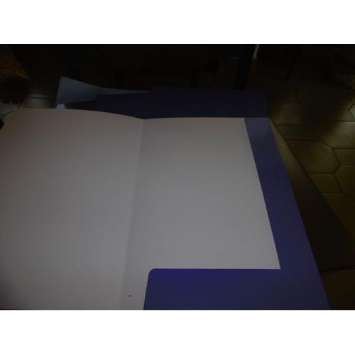 Chemises 2 Rabats Carte 250grs Flash Chronolux Cheval Ordex 40700 Paquet De 10 Bleu Fonce
