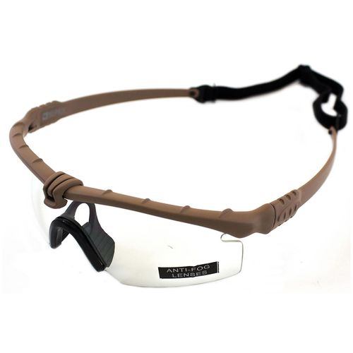 Lunette / Masque De Protection Nuprol Pmc Battle Pro Thermal - Monture Tan / Lentille Transparente - A69679 / 6042-Tncl
