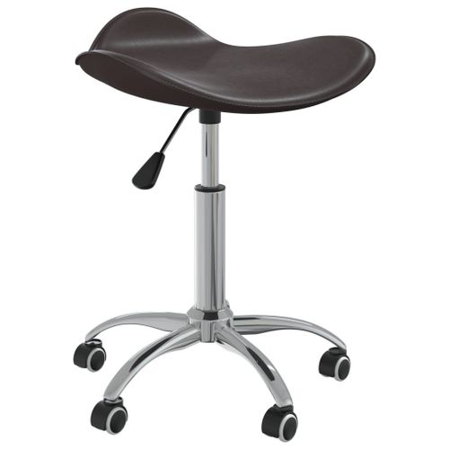 Vidaxl Tabouret De Salon Et Spa Marron Similicuir