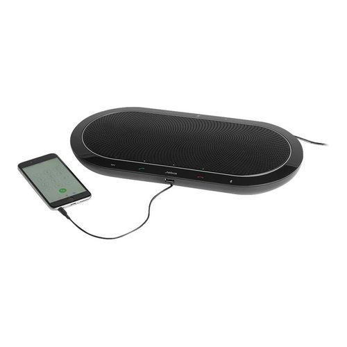 Jabra Speak 810 Uc - Haut-Parleur Main Libre - Bluetooth - Sans Fil - Nfc* - Usb, Jack 3,5mm