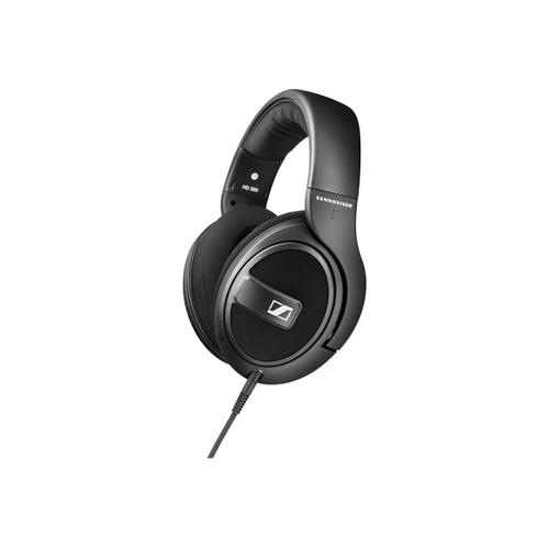 Sennheiser HD 569 - HD 5 - écouteurs avec micro - circum-aural - filaire - jack 3,5mm, jack 6,35 mm - isolation acoustique - noir