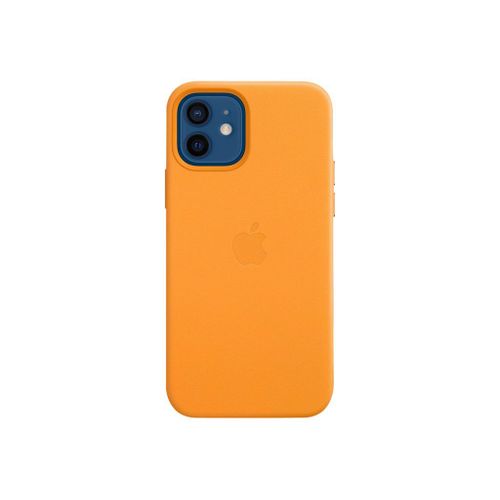 Apple - Coque De Protection Pour Téléphone Portable - Avec Magsafe - Cuir - Pavot De Californie - Pour Iphone 12, 12 Pro