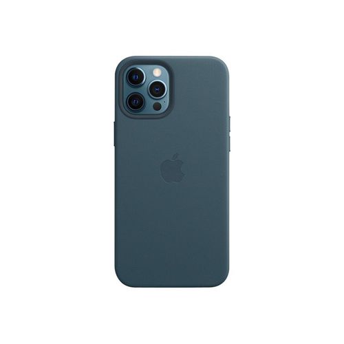 Apple - Coque De Protection Pour Téléphone Portable - Avec Magsafe - Cuir - Bleu Balte - Pour Iphone 12 Pro Max