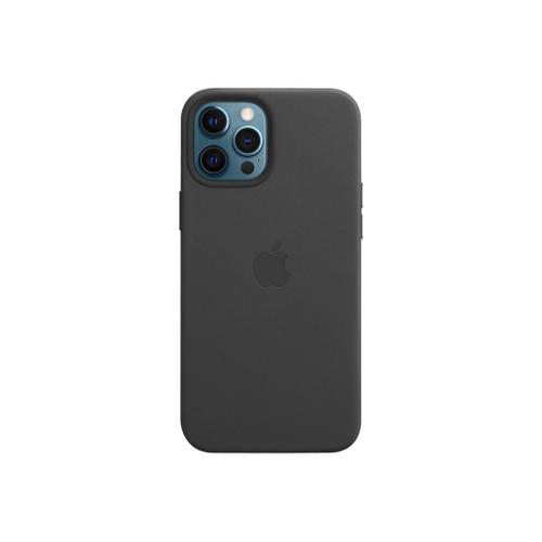 Apple - Coque De Protection Pour Téléphone Portable - Avec Magsafe - Cuir - Noir - Pour Iphone 12 Pro Max
