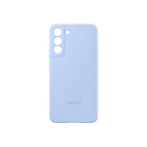 Samsung Ef-Ps906 - Coque De Protection Pour Téléphone Portable - Silicone Doux Au Toucher - Bleu Polaire - Pour Galaxy S22+