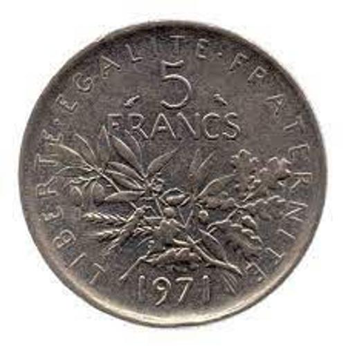 Pièce 5 Francs 1971