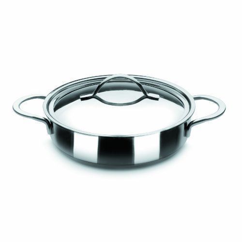 Ibili 605322 Noah Plat Rond Avec Couvercle Inox 22 Cm