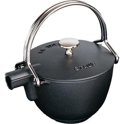 Staub Fonte - 1650023 - Théière / Bouilloire - Ronde - Noir Mat