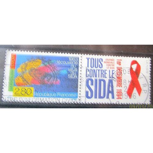 1994. F2916: Journée Mondiale De Lutte Contre Le Sida