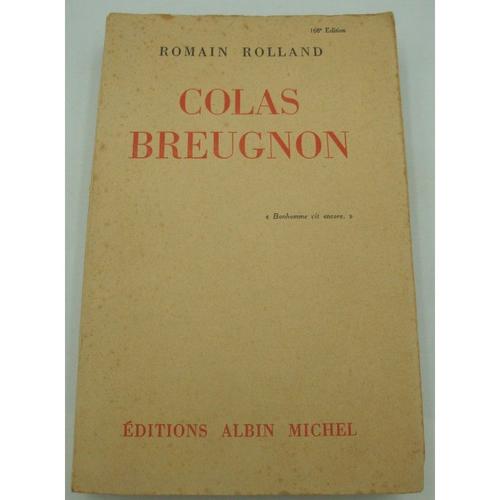Romain Rolland Colas Breugnon 1950 Albin Michel