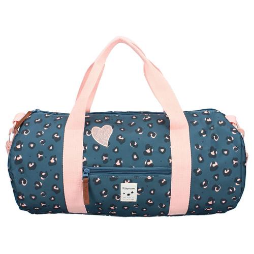 Promotion ! Sac De Sport 'milky Kiss' Bleu (Léopard) - 45x22x22 Cm