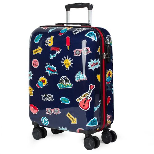Valise De Voyage Pour Enfants 4 Roues Avec Voiture. Polycarbonate Imprimé. Rigide Confortable Et Léger. Belle Conception. Cabine 702250
