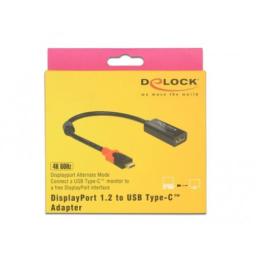 Delock Compatible Thunderbolt-adapter - Usb-c Bis Displayport - 20 Cm