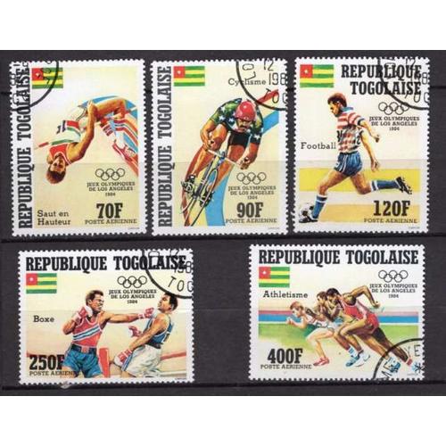 Togo 1984 Serie Jeux Olympiques De Los Angeles Oblitere