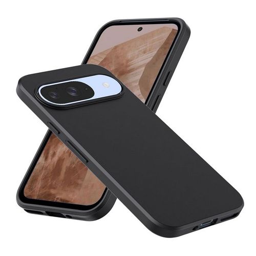 Coque Pour Google Pixel 9 Et 9 Pro 5g - Housse Etui Silicone Gel Fine + Film Ecran - Noir