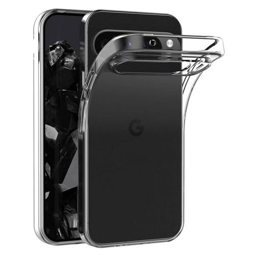 Coque Pour Google Pixel 9 Et 9 Pro 5g - Housse Etui Silicone Gel Fine + Film Ecran - Transparent Tpu