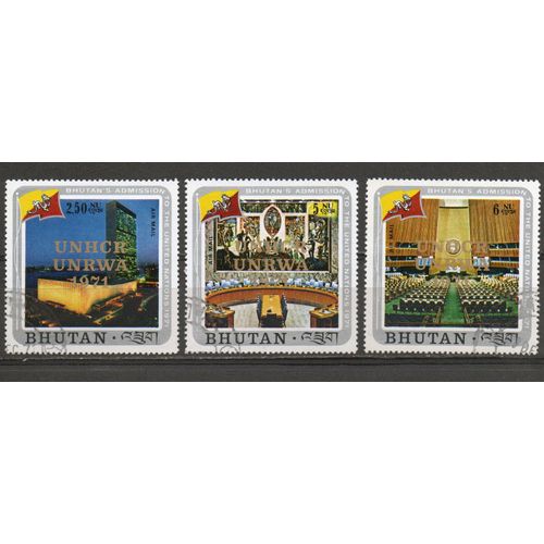 Timbres De Poste Aérienne Du Bhoutan