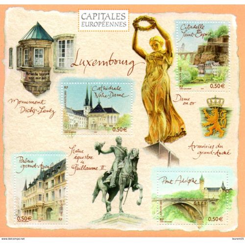 France.Bloc No 64 De 2003.Capitales Européennes.Luxembourg.Neuf