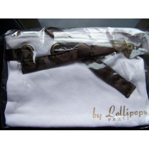 Pochette Lollipops Blanche Neuve