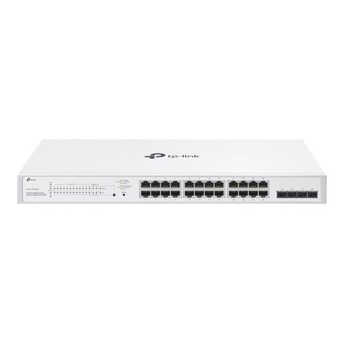 TP-Link Festa FS328GP V1 - Commutateur - intelligent - 24 x 10/100/1000 (PoE+) + 4 x Gigabit SFP - Montable sur rack - PoE+ (250 W)