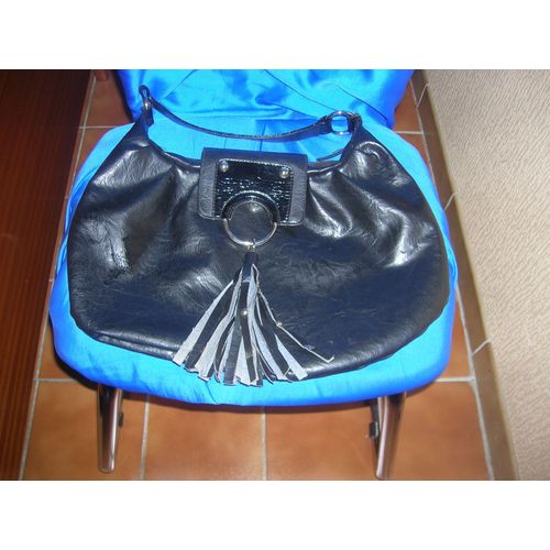 Sac À Main Autre Synthétique Noir 40 X 26cm.