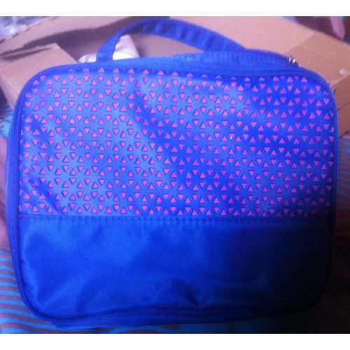 Trousse De Toilette  Bleu Comme Neuf