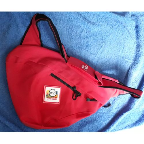 Sac À Bandoulière Coca Cola Nylon Rouge