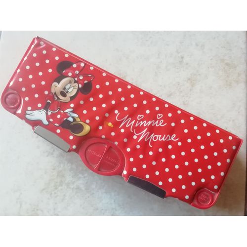 Trousse École - Boitier Crayons Et Matériel De Bureau Disneyland Paris Minnie.