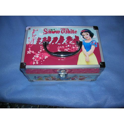 Valise De Maquillage Vide Multiplateaux Disney Blanche Neige 24 X 15 X 12 Cm.