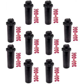 10 x Arroseur Hunter PGP-ADJ 3/4'' arroseur turbine d'arrosage, portée 6,4 à 15,8 m, angle réglable