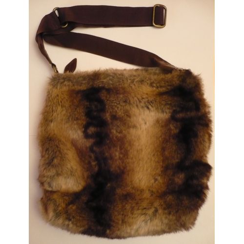 Sac À Bandoulière Fausse Fourrure -  Autre Ton -