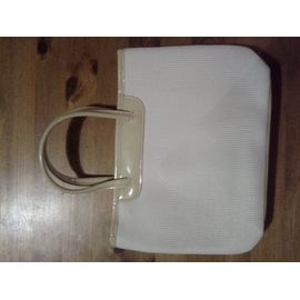Sac À Main En Tissu Blanc