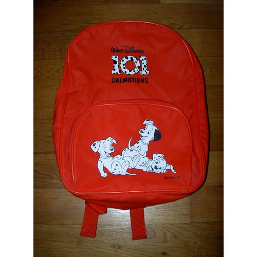 Sac À Dos Walt Disney 101 Dalmatiens Rouge 30 X 25 Cm