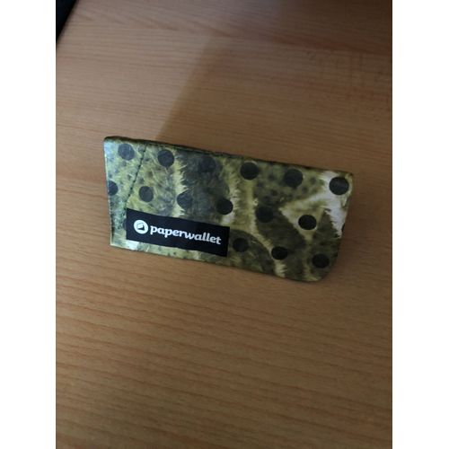 Porte Monnaie Paper Wallet Polkactus