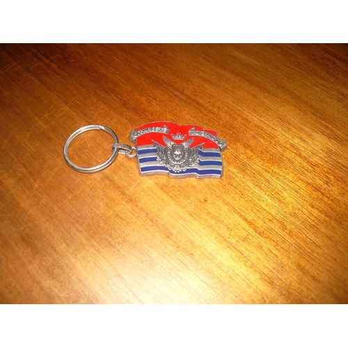 Porte Clefs Style Drapeau Américain En Métal